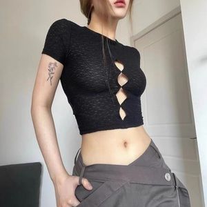 ✨3 for $15✨ Black crop top